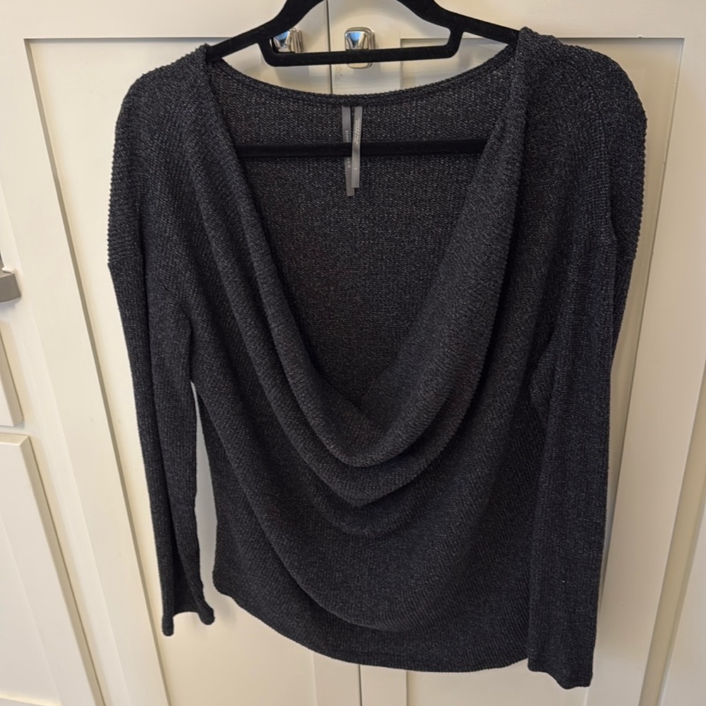 Anthropologie Black Top L